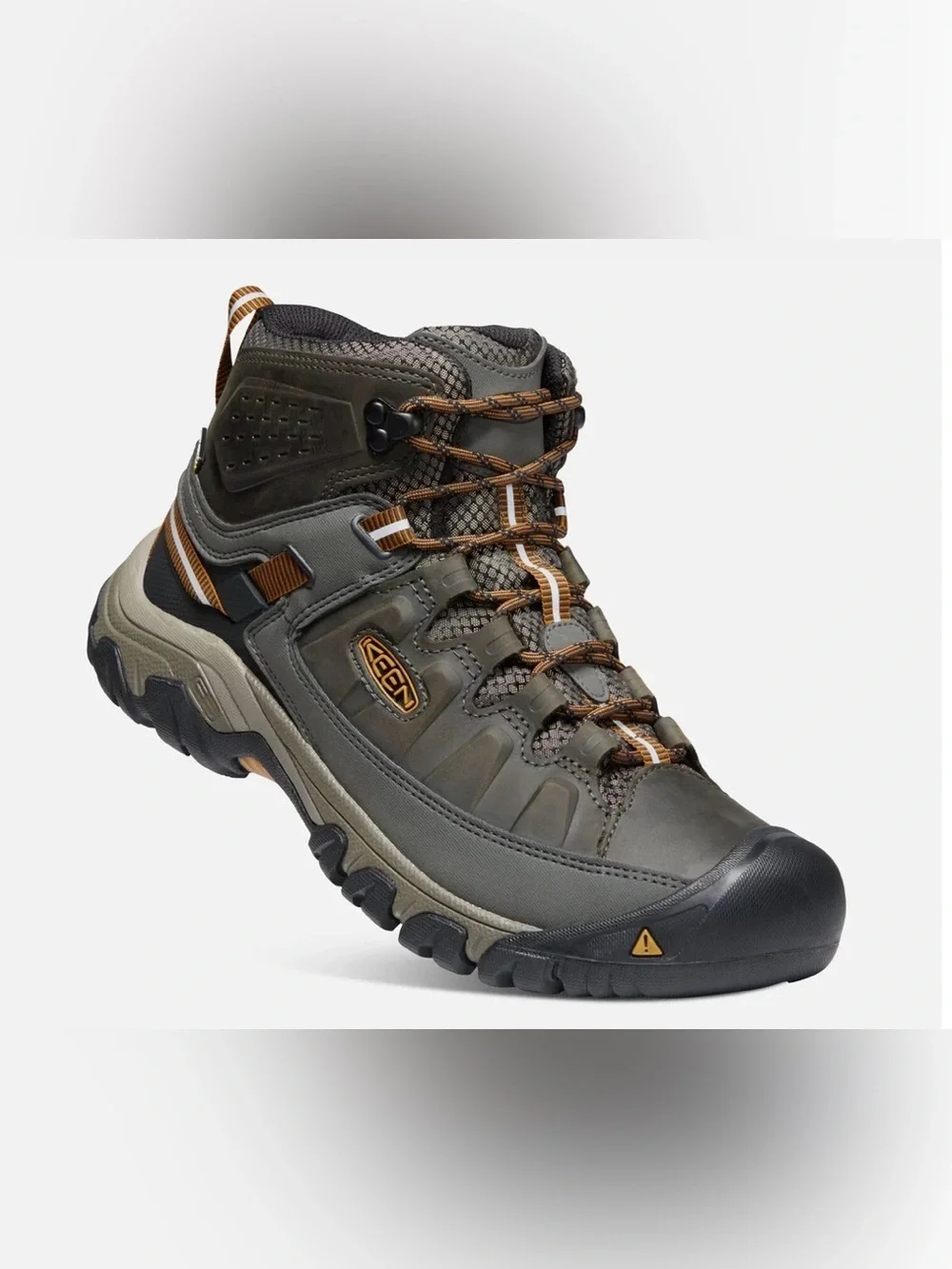 KEEN® TARGHEE III MID PLAIN TOE WATERPROOF HIKING BOOT, MEN'S 1017787 8.5